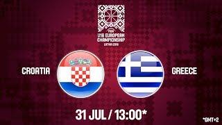Хорватия до 18 - Греция до 18 . Запись матча