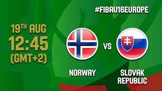 Норвегия до 16 - Словакия до 16. Запись матча