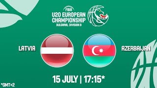 Латвия до 20 - Азербайджан до 20. Запись матча