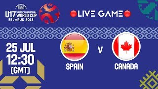 Испания до 17 - Канада до 17. Запись матча