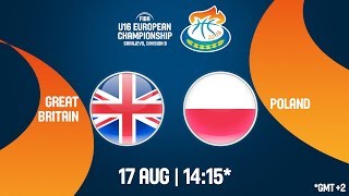 Великобритания до 16 - Польша до 16. Запись матча