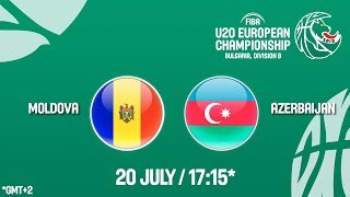 Молдавия до 20 - Азербайджан до 20. Запись матча