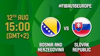 Босния и Герцеговина до 16 - Словакия до 16. Запись матча