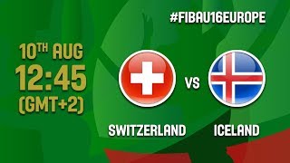 Швейцария до 16 - Исландия до 16. Запись матча