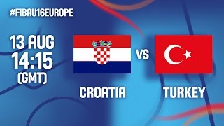 Хорватия до 16 - Турция до 16. Запись матча