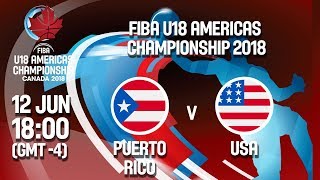 Пуэрто-Рико до 18 - США до 18. Запись матча