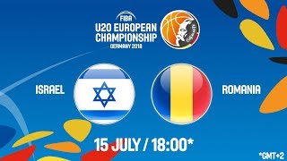 Израиль до 20 - Румыния до 20. Запись матча