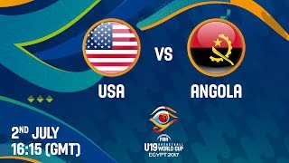США до 19 - Ангола до 19. Запись матча