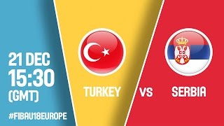 Турция до 18 - Сербия до 18. Запись матча