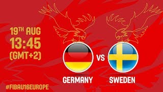 Германия до 16 - Швеция до 16. Запись матча