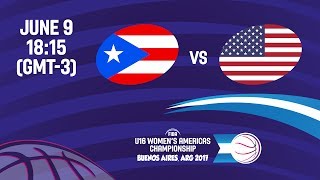 Пуэрто-Рико жен. до 16 - США жен. до 16. Запись матча