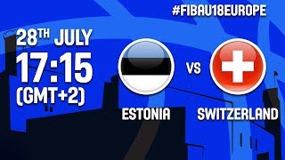 Эстония до 18 - Швейцария до 18. Запись матча