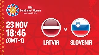 Латвия жен - Словения жен. Запись матча