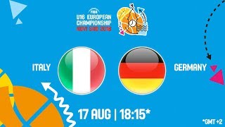 Италия до 16 - Германия до 16. Запись матча