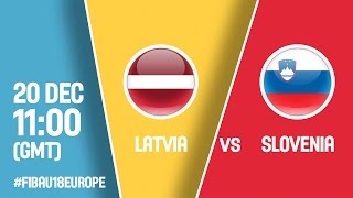 Латвия до 18 - Словения до 18. Запись матча