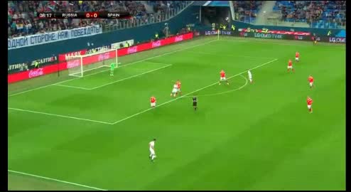 Россия - Испания. 0:1 - Гол Альбы