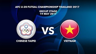 Китайский Тайбэй до 20 - Вьетнам до 20. Запись матча