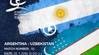 Аргентина до 18 жен - Узбекистан до 18 жен. Запись матча