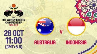 Австралия до 18 жен - Индонезия до 18 жен. Запись матча