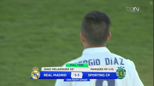 Реал Мадрид U-19 - Спортинг U-19. Обзор матча