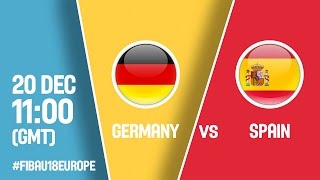 Германия до 18 - Испания до 18. Запись матча