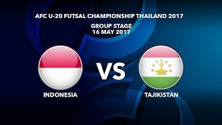 Индонезия до 20 - Таджикистан до 20. Запись матча