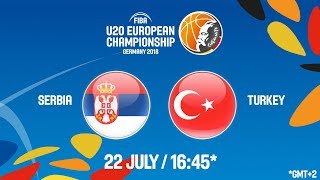 Сербия до 20 - Турция до 20. Запись матча