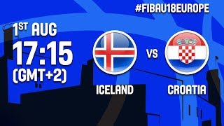 Исландия до 18 - Хорватия до 18 . Запись матча