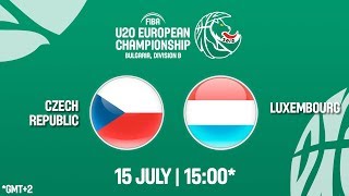 Чехия до 20 - Люксембург до 20. Запись матча