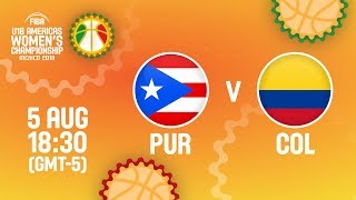 Пуэрто-Рико до 18 жен - Колумбия до 18 жен. Запись матча