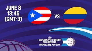 Пуэрто-Рико жен. до 16 - Колумбия жен. до 16. Запись матча