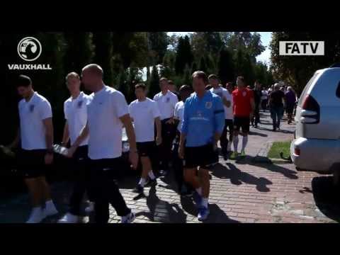 Игроки сборной Англии гуляют по Киеву
