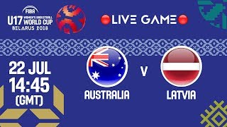 Австралия до 17 жен - Латвия до 17 жен. Запись матча
