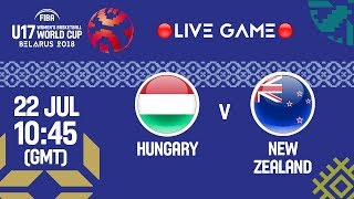 Венгрия до 17 жен - Новая Зеландия до 17 жен. Запись матча