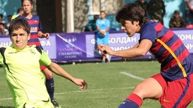 БИИК Казыгурт жен - Барселона жен. Обзор матча