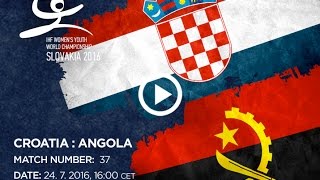 Хорватия до 18 жен - Ангола до 18 жен. Запись матча