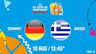 Германия до 16 - Греция до 16. Запись матча