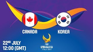 Канада до 19 жен - Республика Корея до 19 жен. Запись матча