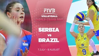 Сербия жен - Бразилия жен. Обзор матча