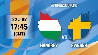 Венгрия до 20 - Швеция до 20. Запись матча