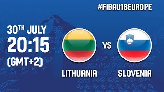 Литва до 18 - Словения до 18. Запись матча