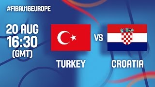 Турция до 16 - Хорватия до 16. Запись матча