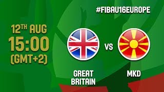 Великобритания до 16 - Македония до 16. Запись матча