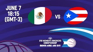Мексика жен. до 16 - Пуэрто-Рико жен. до 16. Запись матча