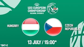 Венгрия до 20 - Чехия до 20. Запись матча