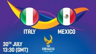 Италия до 19 жен - Мексика до 19 жен. Запись матча