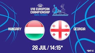 Венгрия до 18 - Грузия до 18. Запись матча