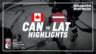 Канада - Латвия. Обзор матча