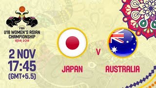 Япония до 18 жен - Австралия до 18 жен. Запись матча
