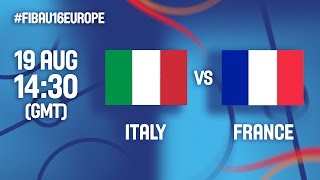 Италия до 16 - Франция до 16 . Запись матча